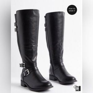 Buckle Knee Boot (WW)